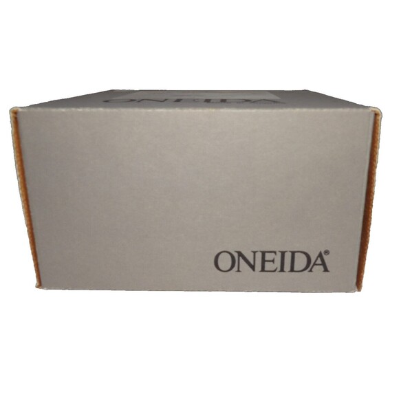 Oneida Paul Revere USA 1987 In Box Footed 6" Reproduction Crest Silver Plate VTG - Picture 9 of 11